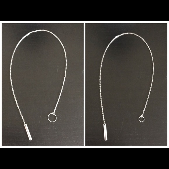 🎉HP🎉 Handmade Bar Lariat Necklace - Picture 3 of 5